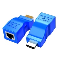 4K ตัวต่อขยาย HDMI ส่วนขยาย HDMI ได้ถึง30เมตรกว่าการขยาย30เมตรกว่า CAT5e/CAT6พอร์ตสายเคเบิลอีเทอร์เน็ต RJ45เครือข่าย LAN สำหรับพีซี