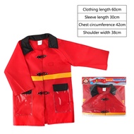 ImaginationInn Kids Firefighter Costume Tool Costume Role Play Suit Fireman Dress Up Outfit Hat Fire