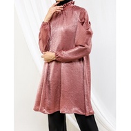 Hazelnut Indonesia - Ubilee Tunik - Atasan/ Blouse/ Top Wanita - Coral