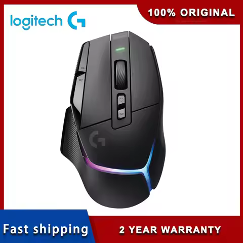 Logitech G502 X Plus Wireless Gaming Mouse - LIGHTSPEED Optical, LIGHTFORCE Switches, LIGHTSYNC RGB,