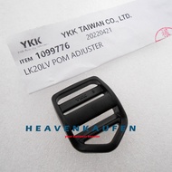 Ring Tangga Adjuster Ring Jalan Tali Tas Ransel Punggung YKK 2 cm Poly Acetal Kuat Hitam Harga Per 2