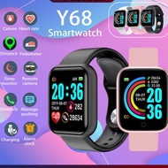 ⭐จัดส่ง 24 ชั่วโมง⭐สมาร์ทวอทช์ สมาร์ทวอทช์ SmartWatch 1.3 นิ้ว HD เต็มหน้าจอ สัมผัสกันน้ำ สมาร์ทวอทช์ D20/Y68 นาฬิกาใส่วิ่ง นาฬิกาวัดหัวใจ