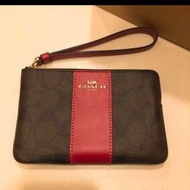 美國代購Coach wristlet 真皮散紙包 細袋 手機袋 手挽袋 手拿包皮夾現貨