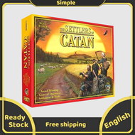 เกมกระดานผู้ตั้งถิ่นฐานของ Catan ADVENTURE Game การ์ดเกมปาร์ตี้