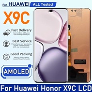 AMOLED สําหรับ Huawei Honor X9C จอแสดงผล LCD หน้าจอ Touch Panel Digitizer สําหรับ Honor X9C เปลี่ยนจ