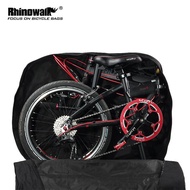 Rhinowalk Bike Carry Bag 14 in For Brompton 3Sixty Folding Bike Carry Bag Carrying Bag Foldable Bicycle Transport Bag Waterproof portable bike accessories