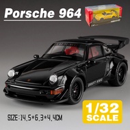 LEO 1:32 Porsche 964 Diecast Model Car Alloy Cars Toys Collection Gift For Kids Boy Girl