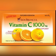 Sido Muncul Vitamin C 1000mg Sweet Orange Per Sachet