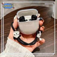 Clear Case for Bose QuietComfort Earbuds II Transparent Clear TPU Covers Bose QC Ultra Bluetooth Ear