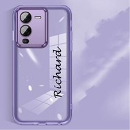 Vivo V25 5G V25 Pro V25e V23 V23e 5G Custom Name Design Case Anti-Slip ide Candy Clear Color Cover