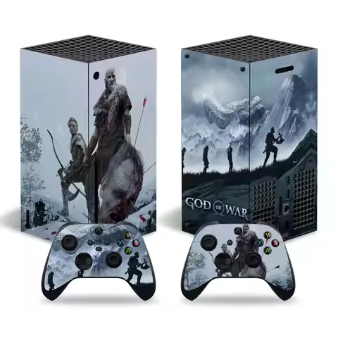 God War GAME Xbox series x Skin Sticker Decal Cover XSX skin Console and 2 Controllers Skin Sticker 