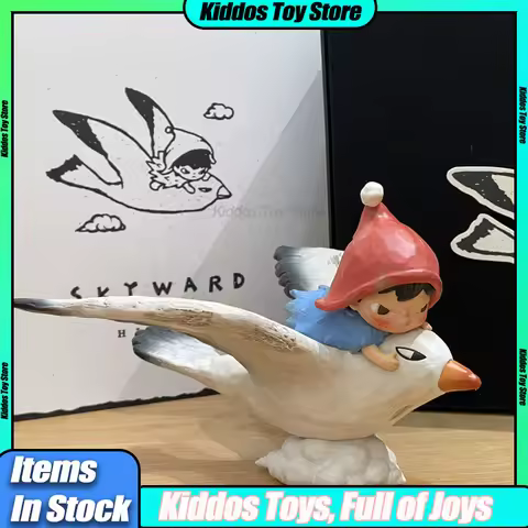 Genuine Skyward Hirono Cloud Action Figurine Flying Bird Ornament Desktop Decor Trendy Play Fashion 