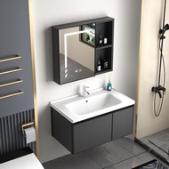Thickened aluminum alloy slate bathroom cabinet, combined wash basin cabinet, washbasin cabinet, mirror cabinet, washbasin cabinet, integrated toilet