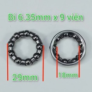 9-ball bearing (ball bearing) square middle bearing for popular mini bicycles (9-ball type)
