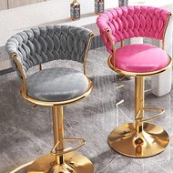 ✨Bar Stool Lifting Chair Bar Front Desk Stool Home Height Bar Stool Cashier Bar Chair High Stool Bac