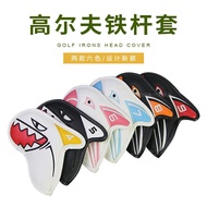 Golf Iron Cover Shark Style Eagle Style Embroidered Club Protective Cover golf Iron Cap Cover Velcro