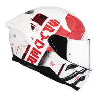 Spyder Fury GD S8 - RAPID Full Face Dual Visor Helmet (FREE Clear Visor)