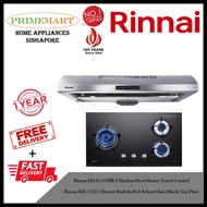 Rinnai RH-S259-SSR-T Slimline Hood + Rinnai RB-73TG 3 Burner Built-in Hob *BUNDLE DEAL - FREE DELIVERY