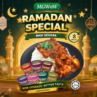 MGWoW HALAL Ready To Eat Instant Rice Travel Camping Asrama Food Rendang Sambal Curry 154g