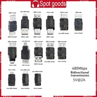 WIN USB2 0 Adapter Micro Mini Male Female Converter Connector USB Changer Adapter for Computer Table