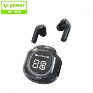 V-power B19 Wireless Earphone Bluetooth TWS Build-in Mic Earbuds Noise Cancellation Earphone