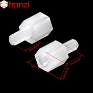 White plastic male and female hexagonal screw post M3x6+6 - bag of 50