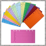 (DGHV) 12 Color Budget Envelopes with Punch Hole Thicker Cash Envelope System Savings Money Organize