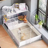 Rabbit Cage Extra Large Rabbit Cage Guinea Pig Lop-Eared Rabbit Pet Rabbit Breeding Cage Household R