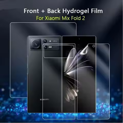 1 Set Hydrogel Film for Xiaomi Mi Mix Fold 4 3 2 Clear Front & Back & Inner Soft Screen Protector Fi