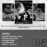 New Bedroom Wall Decoration Pink Floyd MdfBIG 1 Set (3 Pcs)