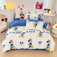 Cadar Cartoon Kuromi My Melody Hello Kitty 7in1 Queen & King Bedsheet 2000 TC Comforter Anime