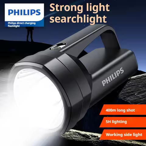 Philips new SFL3121 flashlight strong searchlight with side light can be used for a variety of light