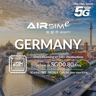 AIRSIMe Global Travel Prepaid eSIM - Germany