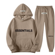 Sweatshirt Set - Essentials Long-Sleeve Hoodie & Sweatpants Outfit