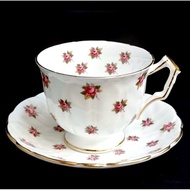 Aynsley 🇬🇧 Made in England Rosedale Bone China Vintage Cup & Saucer