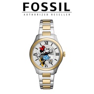 [Official Warranty] Fossil SE1122 Women's Stainless Steel Watch 38mm Water Resistant Watch Jam Tanga