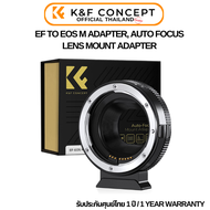 K&F EF to EOS M Adapter Auto Focus Lens Mount Adapter for Canon EF EF-S Lens and Canon EOS M Mount C