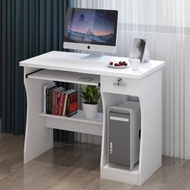 簡易電腦臺式桌帶鍵盤托家用臥室小戶型窄60長70 80寬40cm辦公桌