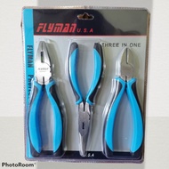 Pliers set flyman 6 inches includes* standard pliers 6 inches * Longnose 6 inches* cutter 6 inches
