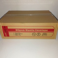 【1BOX=500PCS ! ! !】LION 7"x10" Brown Envelope Manila 80gsm (178mmx254mm)(BM-40101) (Price For 1Box)