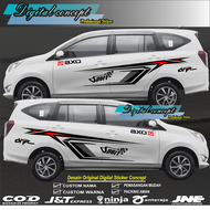 STICKER MOBIL CALYA SIGRA STIKER SISI SAMPING MOBIL SIGRA CALYA TERLARIS KEREN