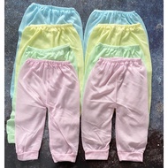 6/12 pcs Newborn to 1 yr old Pajama Bargain Baby Pants Kids Pyjamas Sleepwear Colored Baby boy/Girl