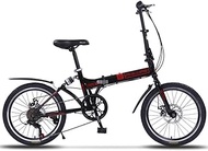 Fashionable Simplicity 20 Inch Folding Bike Single Speed Low Step-Through Steel Frame Foldable Compact Bicycle with Fenders and Comfort Saddle Urban Riding and Commuting Black