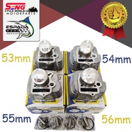 EX5 DREAM/ WAVE100 RACING BLOCK ASSY - SEMI FORGED DOME PISTON (53, 54, 55, 56MM) ESPADA