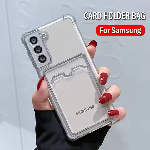 Card Holder Wallet Case For Samsung S24 Ultra A54 A52 A53 S23 S22 Plus S21 FE A50 A51 A73 A72 A71 A5