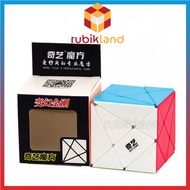 Rubik Biến Thể QiYi Axis Windmill Fisher Cube Stickerless Không Viền Đồ Chơi Trí Tuệ Rubic