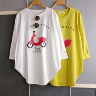 Baju Atasan Wanita Dewasa Vespa Bahan Kaos Katun Combed 24s Apk Sablon Tunik Jumbo S M L XL XXL 3XL 