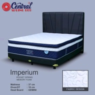 1set Springbed Central deluxe IMPERIUM+divan oscar 160X200X35 cirebon