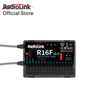 Radiolink R16F V2.0 RC Receiver 16 Channle 2.4G Gyro Car Voltage Transmission Telemetry 600m Long Ra