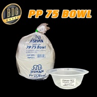B75 6"PP Plastic Bowl /Disposable Microwavable Hot Soup Kenduri Party Bowl/Mangkuk Plastik PP 75 Dis